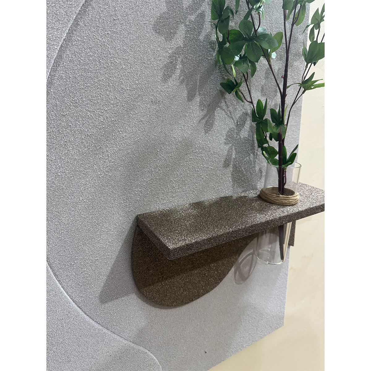 Grey S-Curve Minimalist Sandstone Wall Art - Image 7