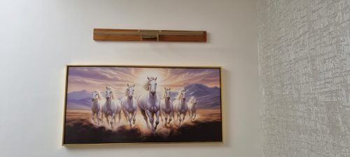 Radiant Crest Seven Horses Canvas photo review