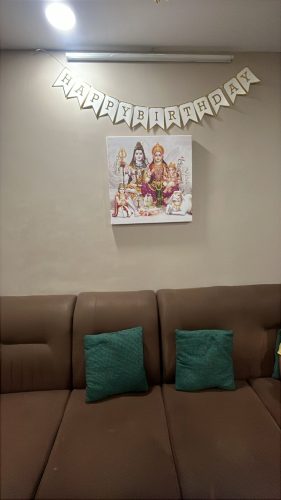 Traditional Shiva Family Painting photo review