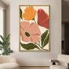Peach and Orange Floral Mix Art