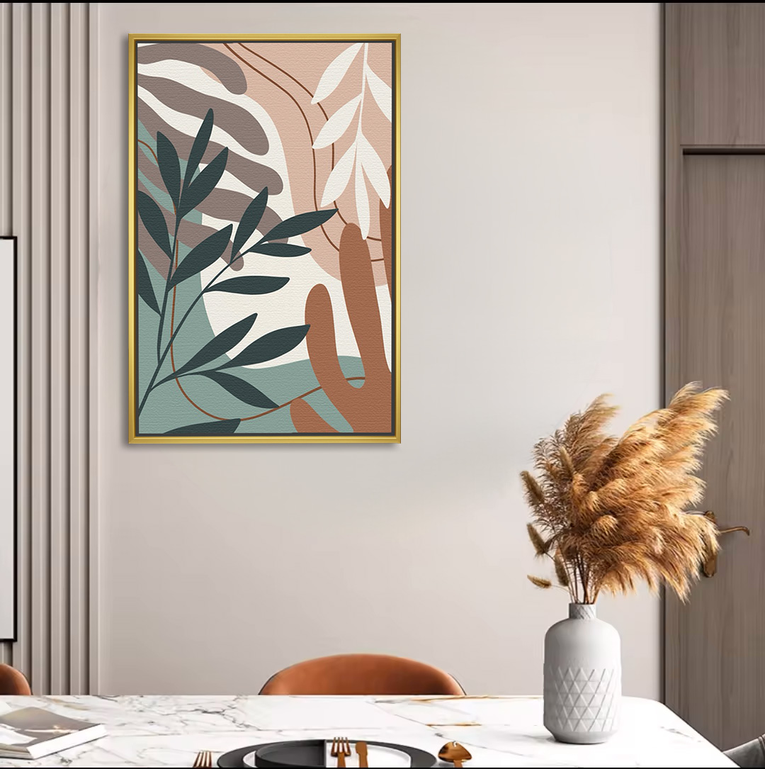 Abstract Garden Boho Harmony Wall Painting - Image 2
