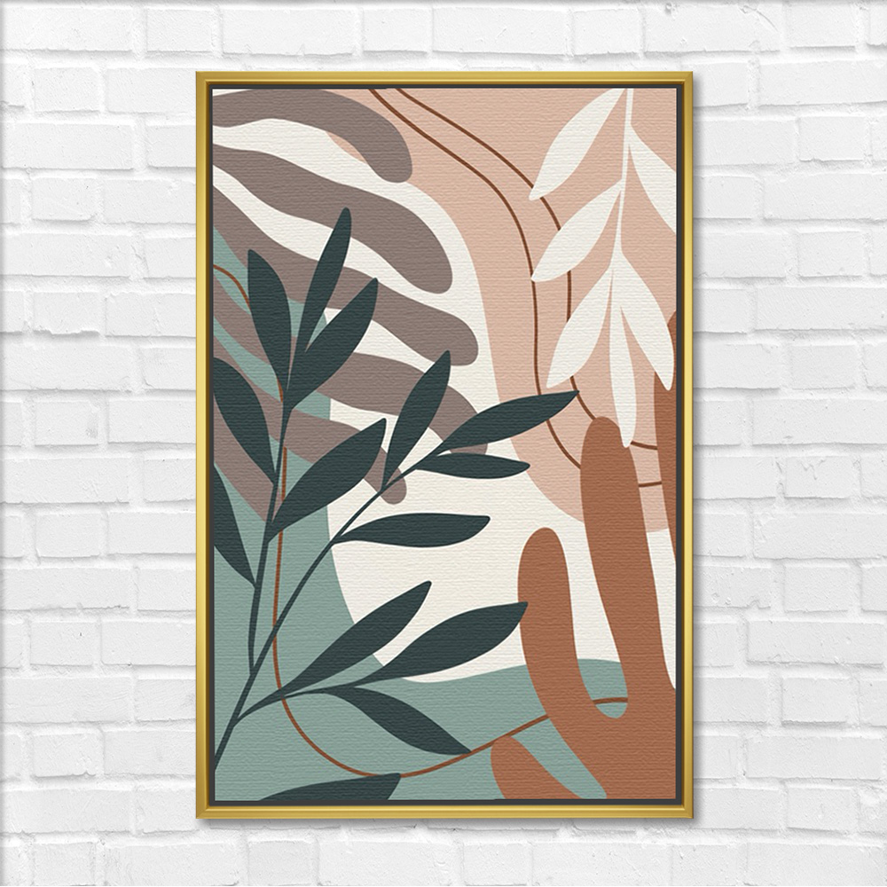 Abstract Garden Boho Harmony Wall Painting - Image 3