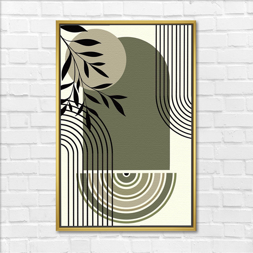 Olive Arches and Leaf Dance Art - Image 3