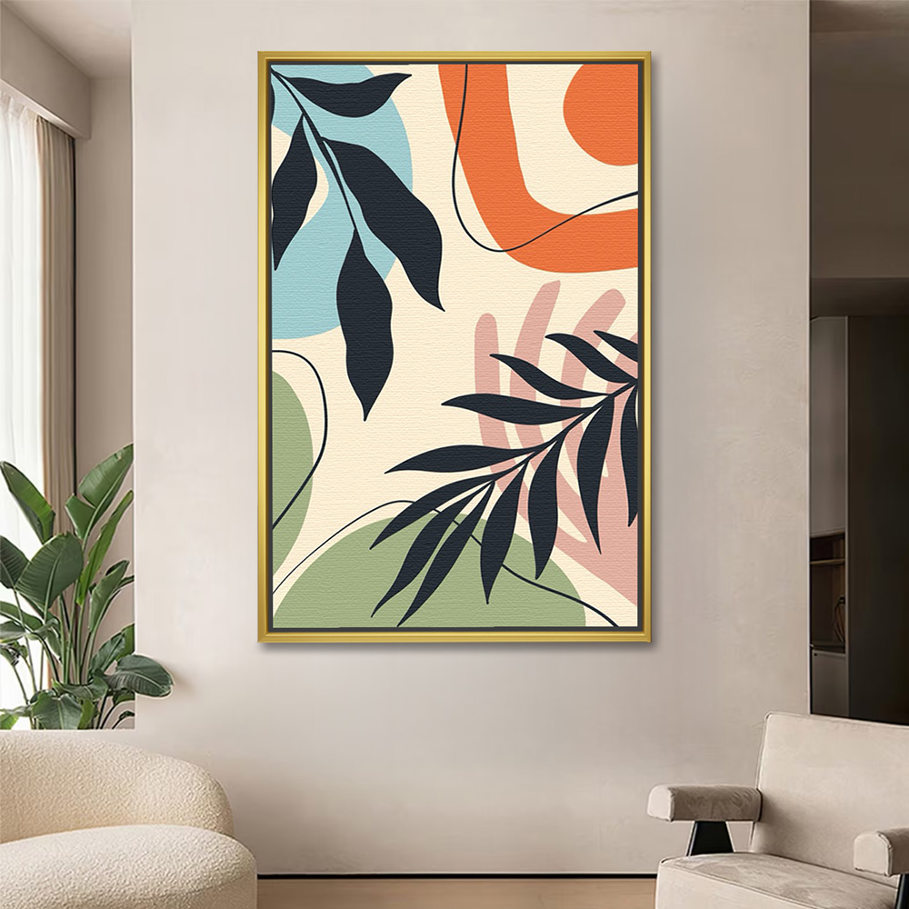 Playful Garden Boho Wall Painting