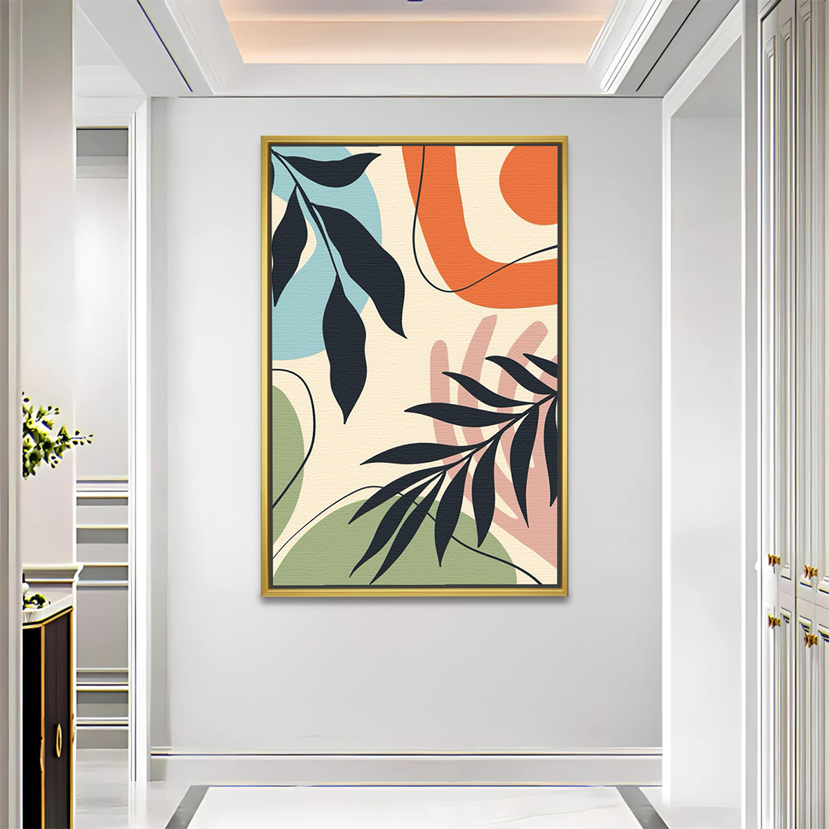 Playful Garden Boho Wall Painting - Image 2