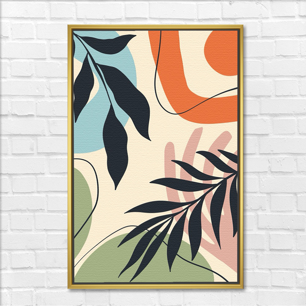 Playful Garden Boho Wall Painting - Image 3