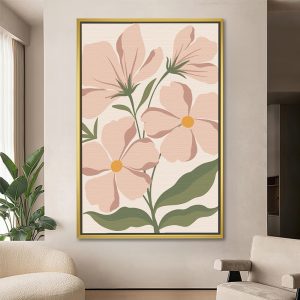 Terracotta Floral Trio Boho Print Art