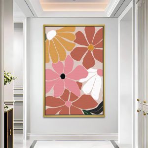 Teal Green Palm Leaf Boho Art