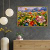 Spring Meadow Wildflower Impressionist Painting
