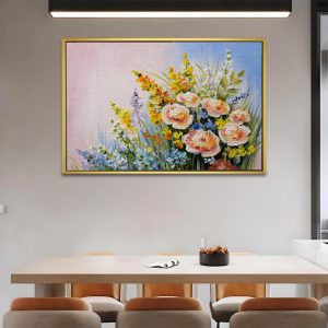 Pastel Breeze Spring Floral Painting