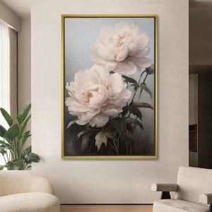 Soft Blush Peonies Elegant Art