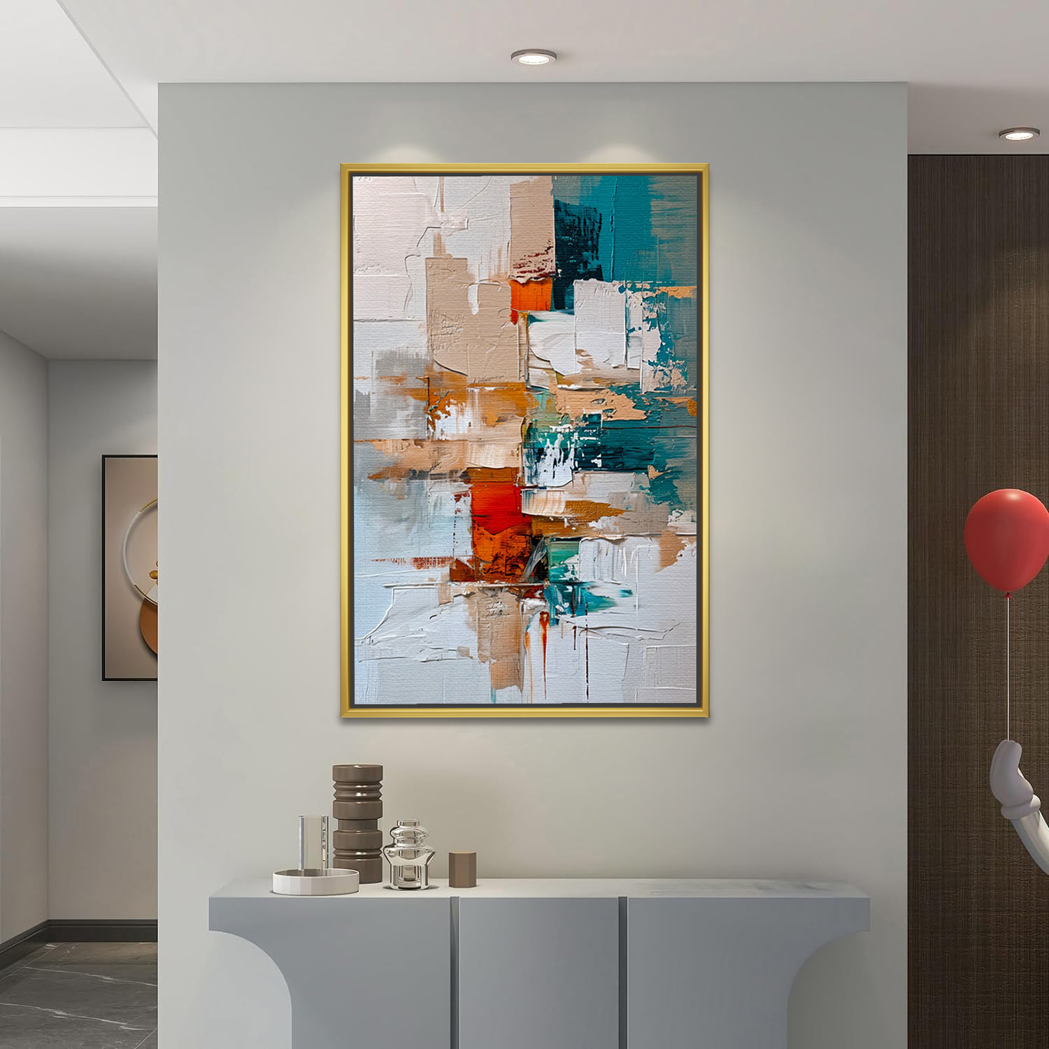 Textured Palette Knife Contemporary Art - Image 2