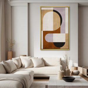 Neutral Minimalist Arch Design Painting