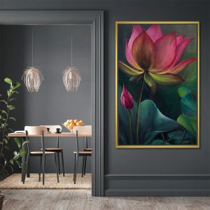 Mystic Emerald Bloom Vastu Painting