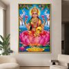Blissful Goddess Lakshmi Ji Lotus Wealth