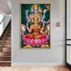 Serene Lord Vishnu Goddess Lakshmi Decor