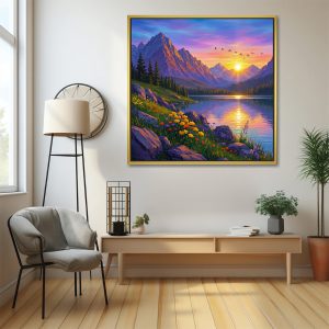 Radiant Sunrise Harmony Vastu Canvas