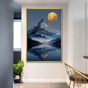 Sapphire Lunar Midnight Vastu Painting
