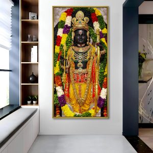 Ayodhya Ram Lalla Divine Idol Canvas