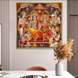 Sacred Ram Darbar Family Blessing Painting