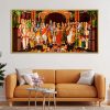Traditional Srinivas Kalyanam Acrylic Glass Painting