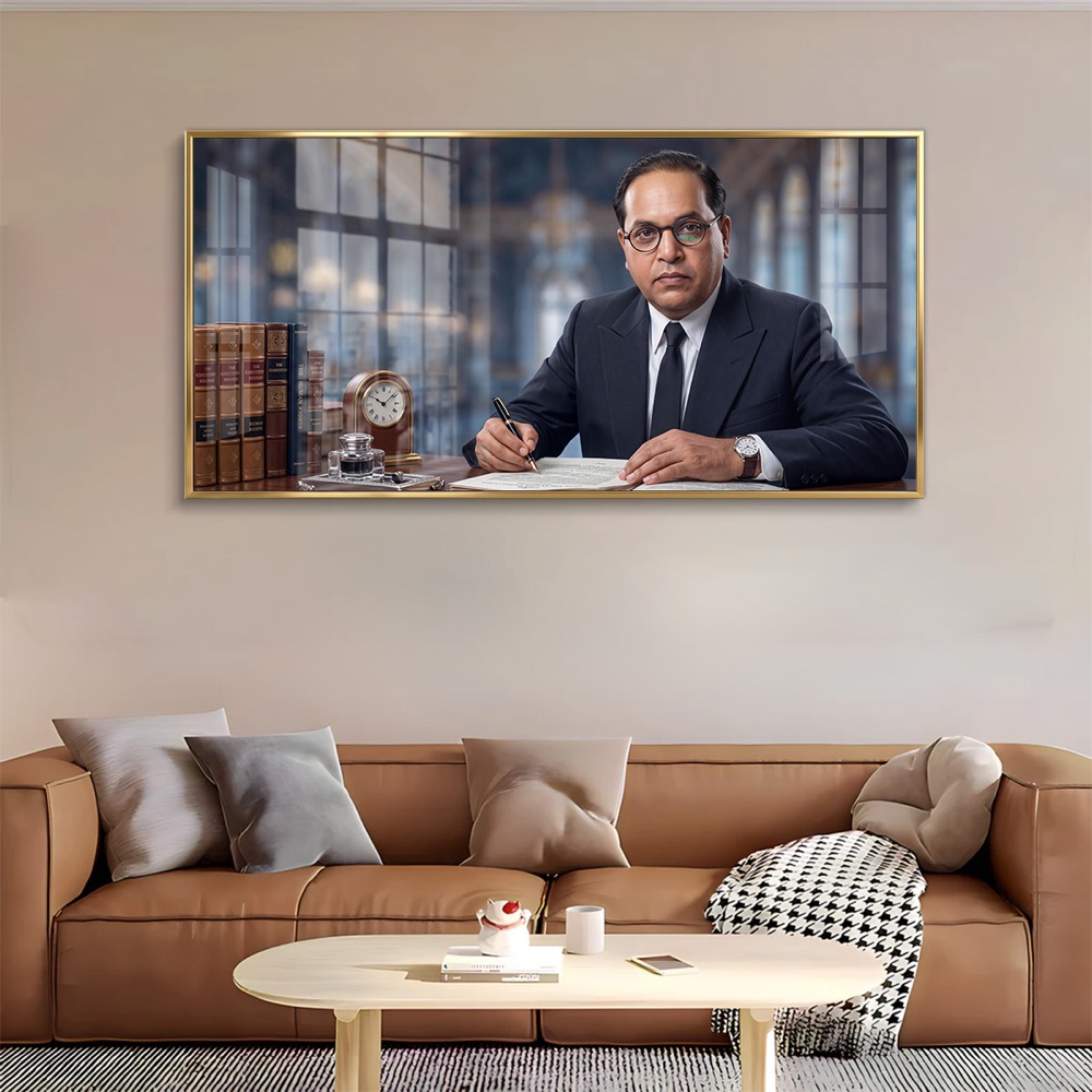 Dr BR Ambedkar Writing Studio Wall Art
