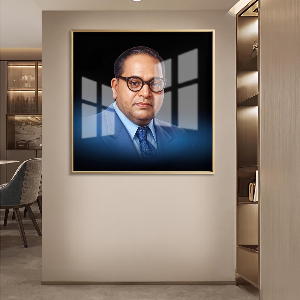 Modern Baba Saheb Studio Portrait Painting - Image 2