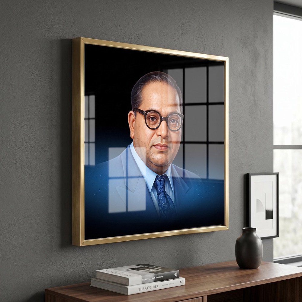 Modern Baba Saheb Studio Portrait Painting - Image 3