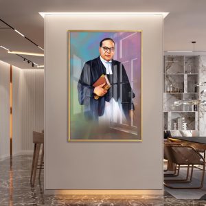 Dr Bhimrao Ambedkar Lawyer Robe Wall Art