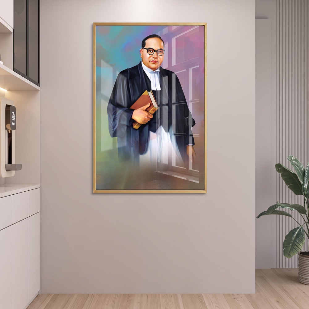 Dr Bhimrao Ambedkar Lawyer Robe Wall Art - Image 2