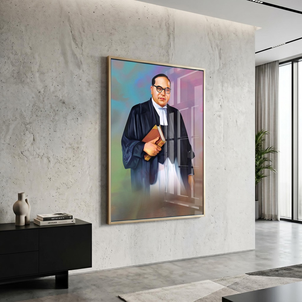 Dr Bhimrao Ambedkar Lawyer Robe Wall Art - Image 3