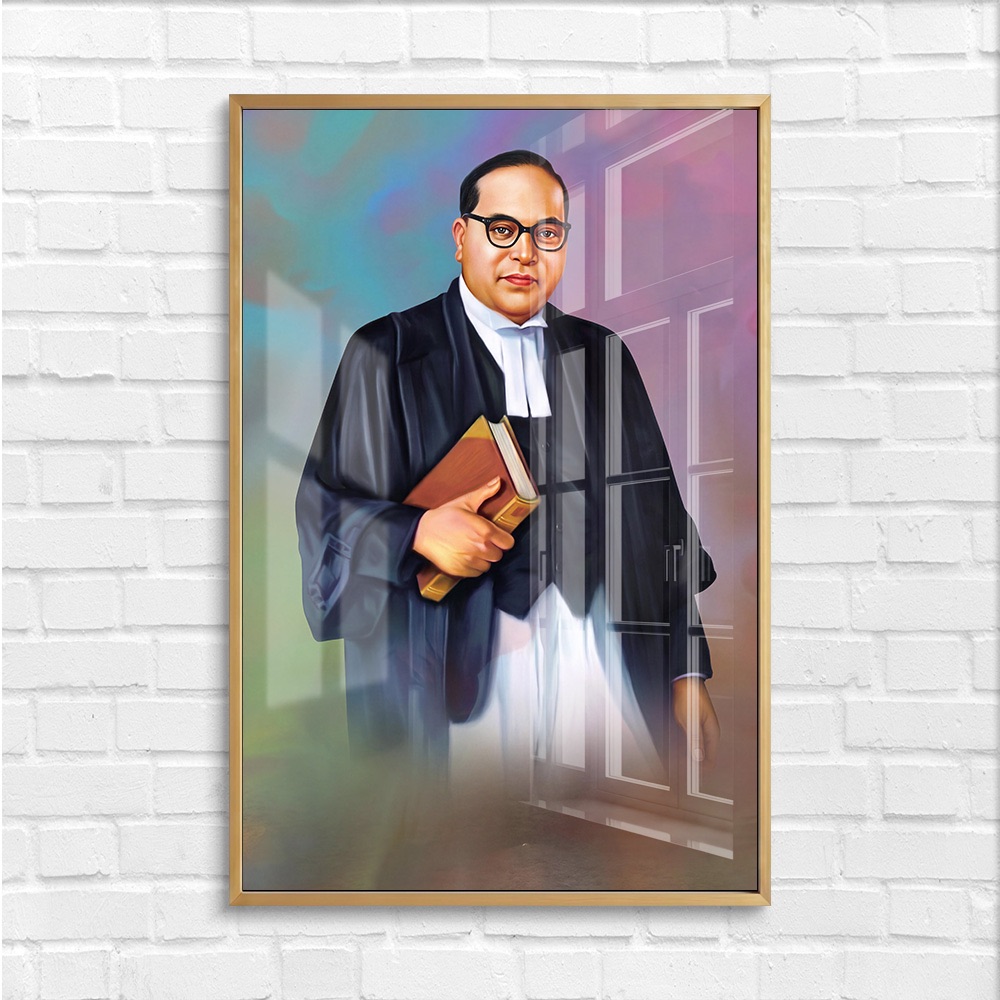 Dr Bhimrao Ambedkar Lawyer Robe Wall Art - Image 4