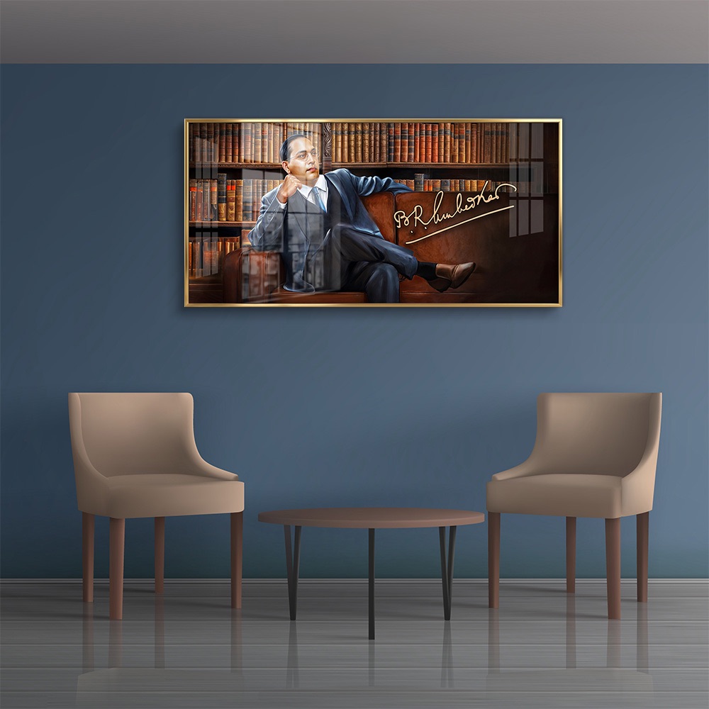 Babasaheb Ambedkar Signature Sofa Painting