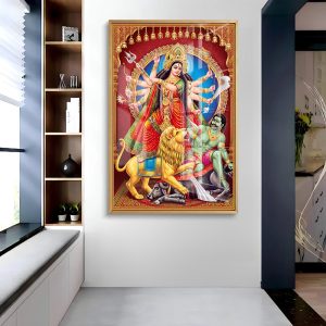 Mahishasura Mardini Durga Mata Wall Painting