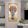 Decorative Jeweled Blue Elephant Frame