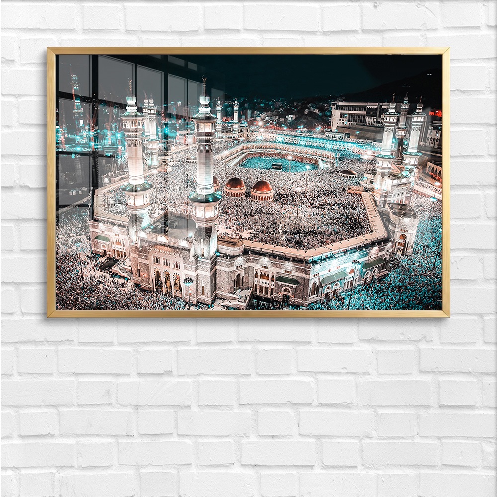 Masjid Al Haram Mecca Islamic Glass Art - Image 4