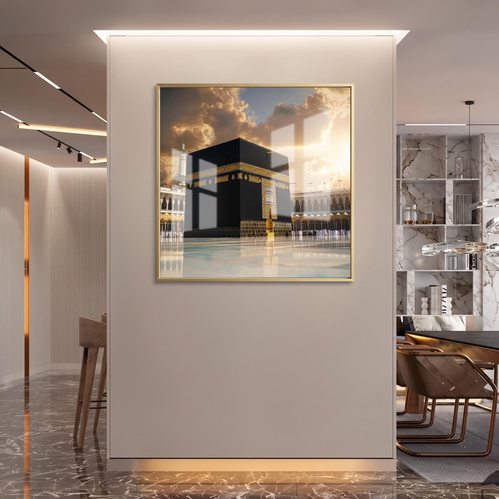 Kaaba Reflection Square Islamic Art - Image 2