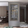 Black White Kiswah Curtain Islamic Wall Art