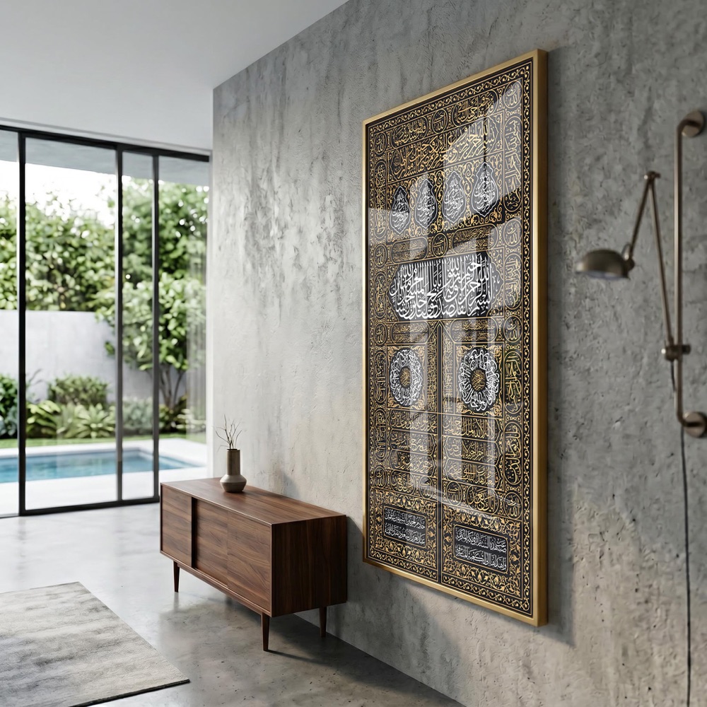 Luxury Gold Kiswah Kaaba Art - Image 3