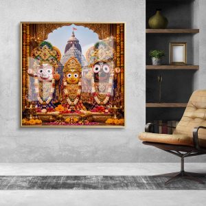 Jagannath Trinity Puri Temple Painting
