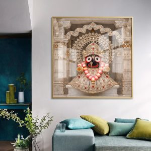Lord Jagannath White Marble Temple Art