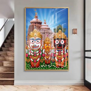 Jagannath Trinity Puri Temple Wall Art