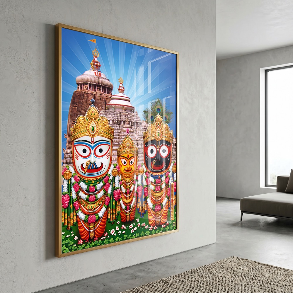 Jagannath Trinity Puri Temple Wall Art - Image 3