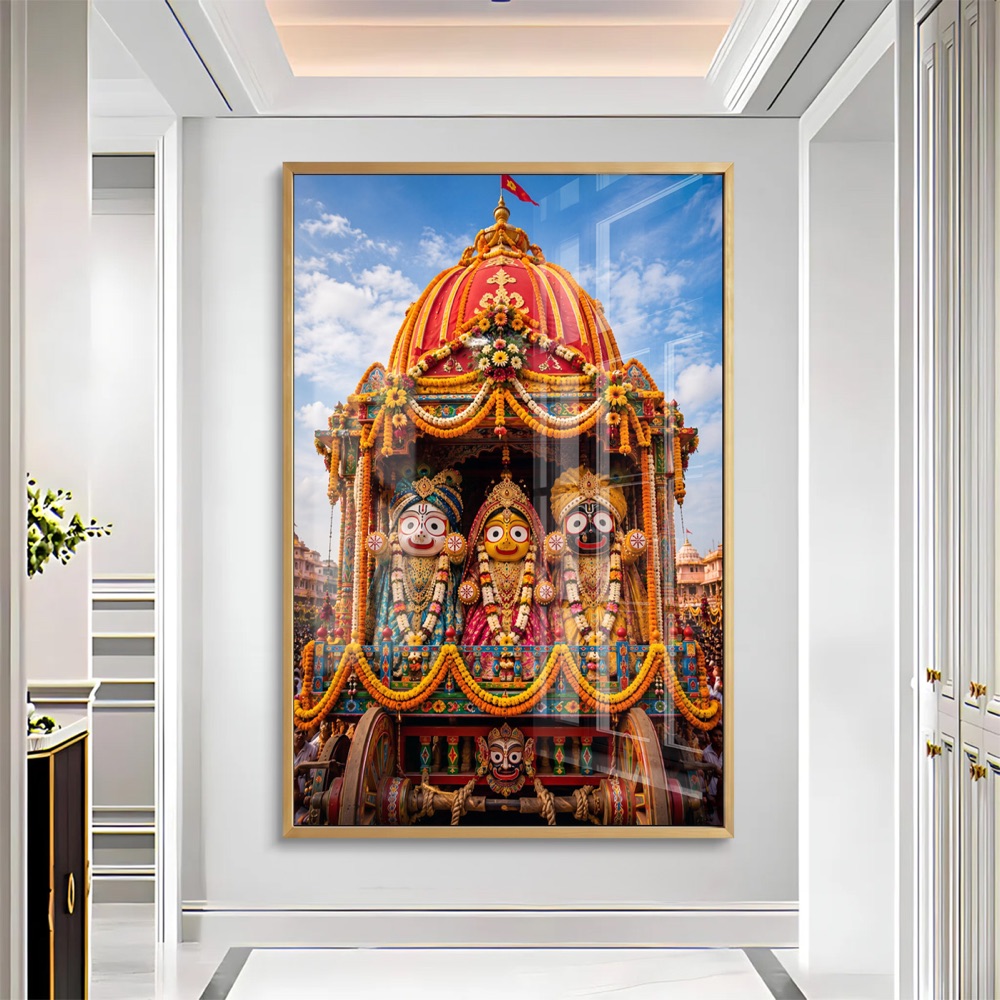 Jagannath Trinity Rath Yatra Chariot Wall Art - Image 2