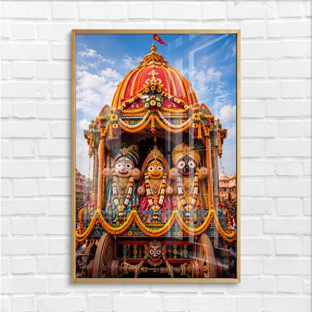 Jagannath Trinity Rath Yatra Chariot Wall Art - Image 4
