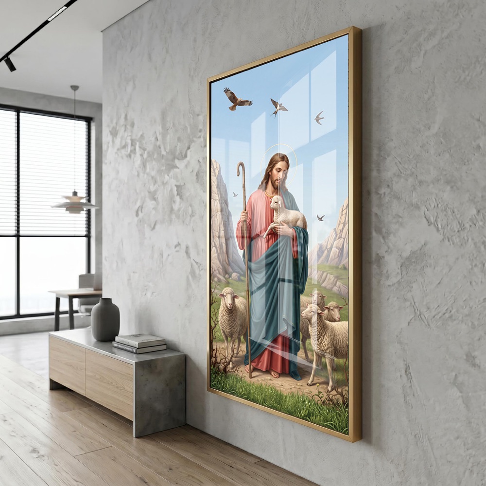 Christ the Good Shepherd Portrait - Image 3