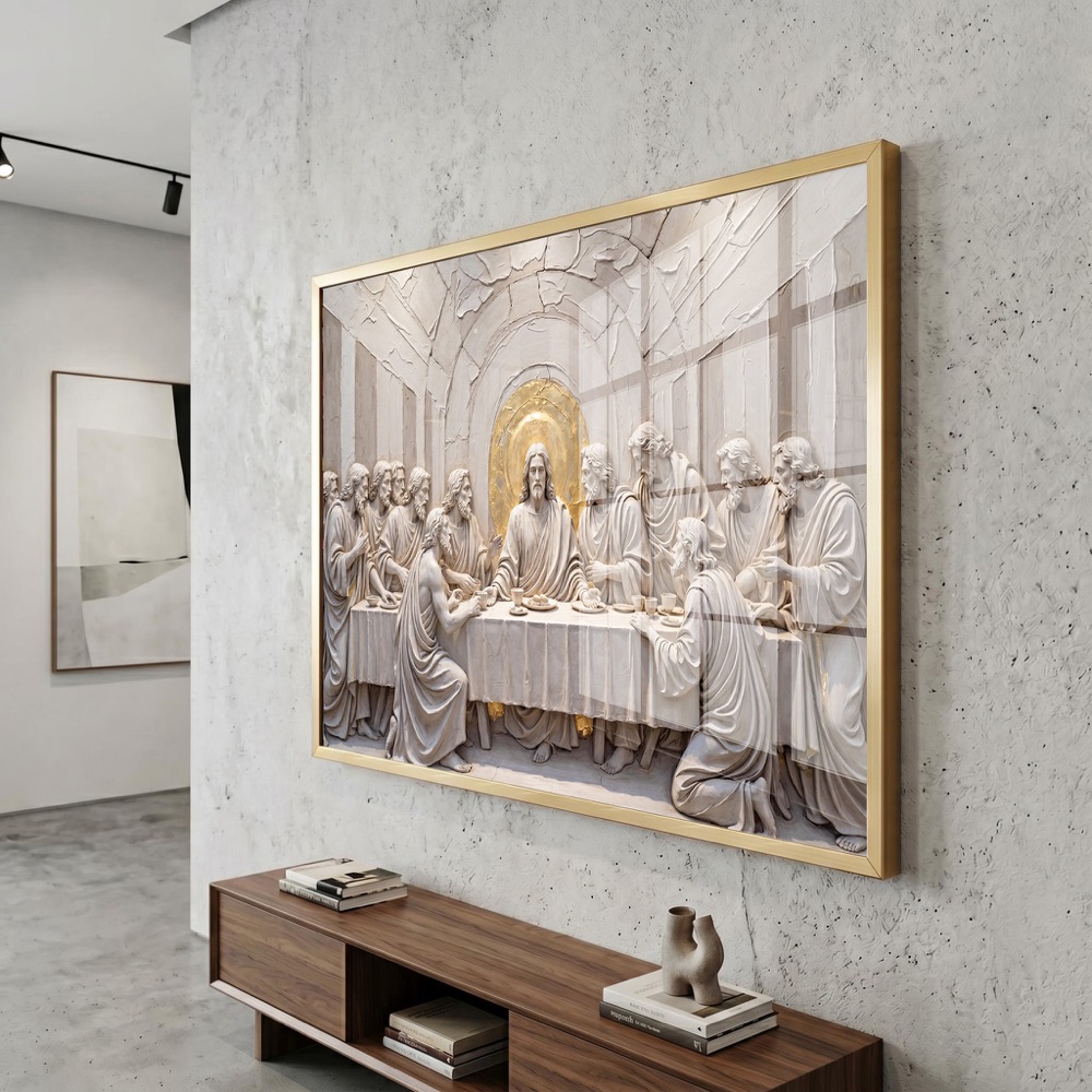 The Last Supper Relief Wall Art - Image 3