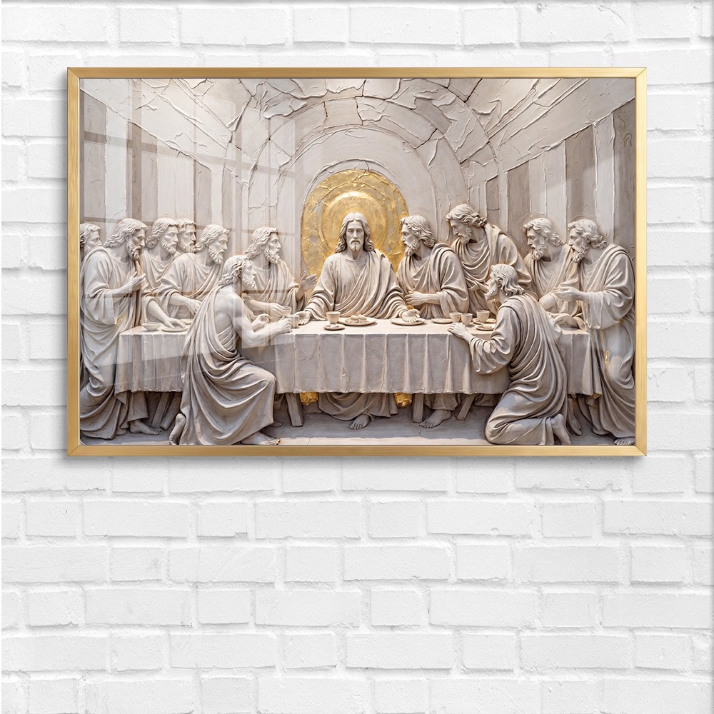 The Last Supper Relief Wall Art - Image 4