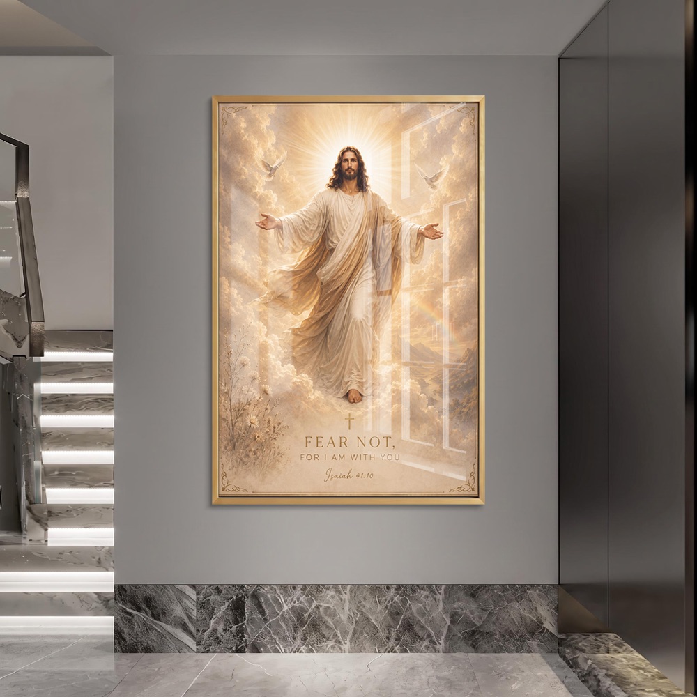 Fear Not Isaiah 41 10 Jesus Art