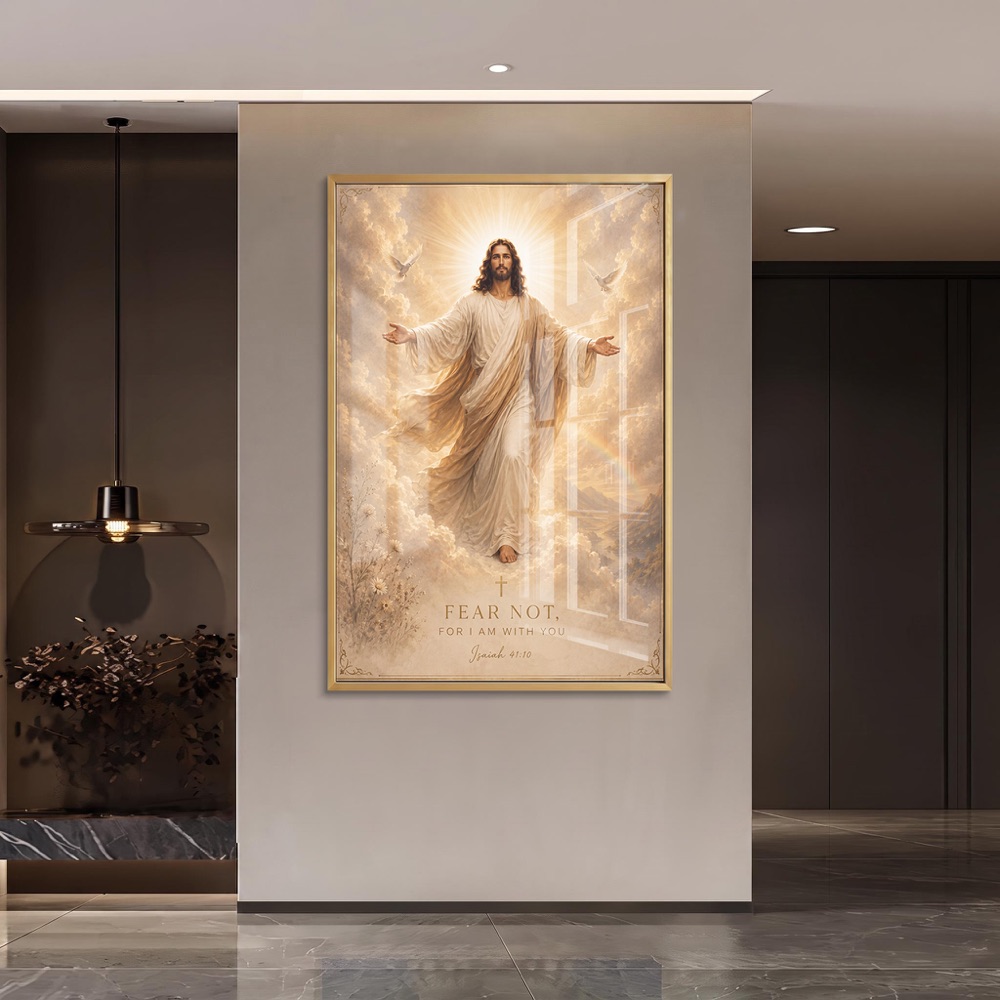Fear Not Isaiah 41 10 Jesus Art - Image 2